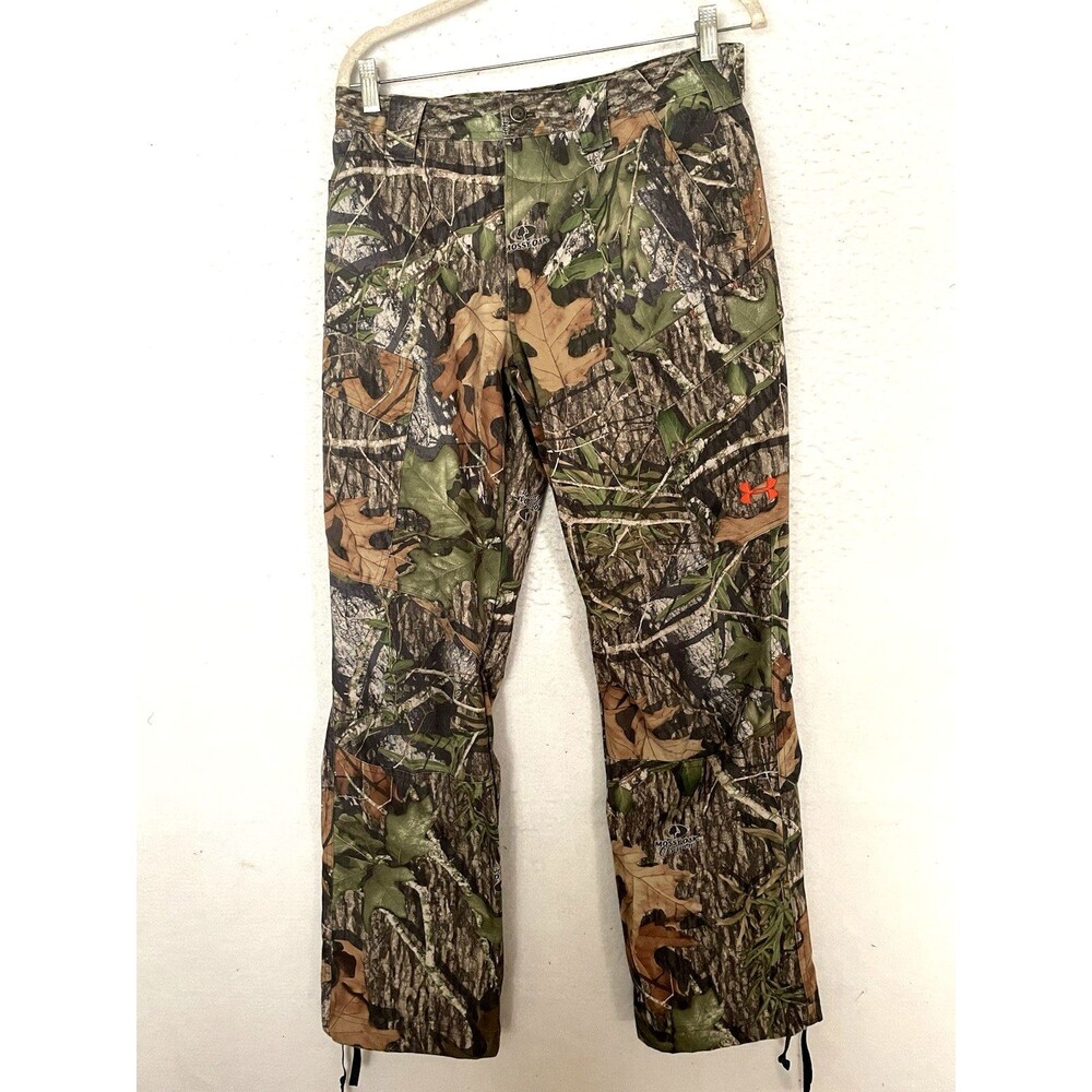 Under Armour Pants Mossy Oak Obsession Camo 32/32 Draw String Ankle Hunting